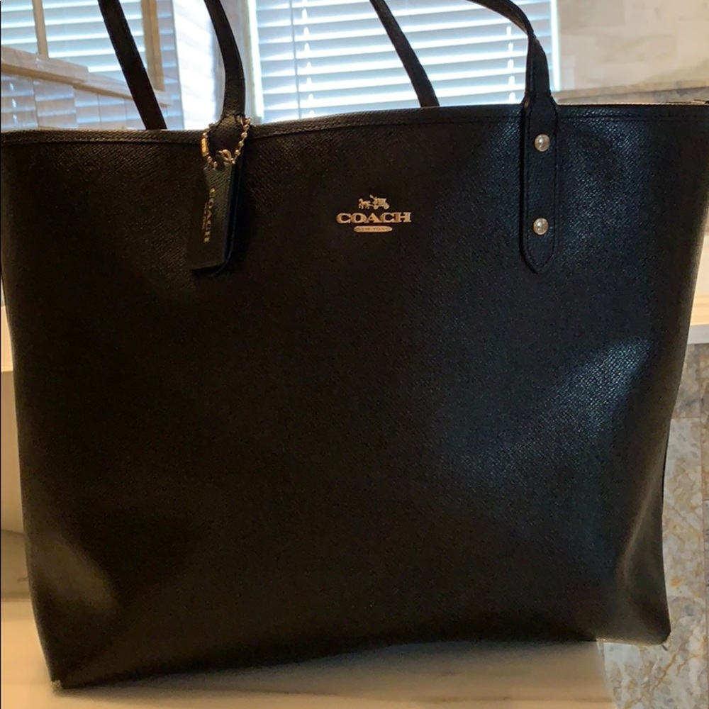 Coach reversible tote